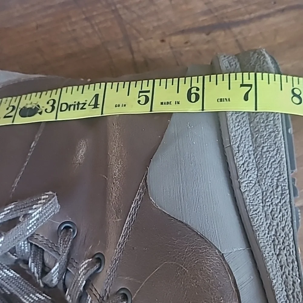 Merrell Tremblant Ezra Brown Leather Boot Women's sz 7 Lace Up Waterproof Boot